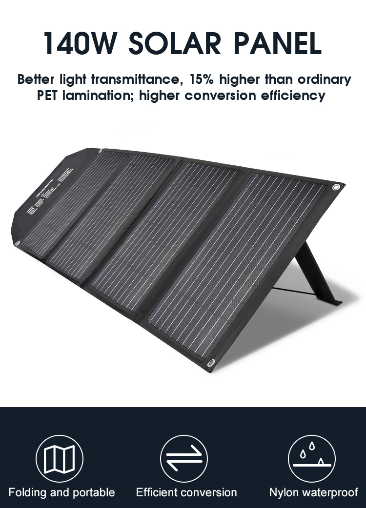 foldable solar panel SD140W
